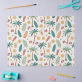 Tropical Summer Beach Pattern (1) Seidenpapier (Basteln)