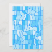 Tropical Summer Birthday Celebration Pool Party Einladung (Rückseite)