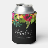 Tropical Summer Boho Junggeselinnen-Abschied Coozi Dosenkühler (Kanne Vorderseite)