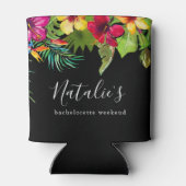 Tropical Summer Boho Junggeselinnen-Abschied Coozi Dosenkühler (Rückseite)