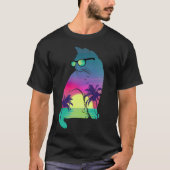 Tropical summer cat T-Shirt (Vorderseite)
