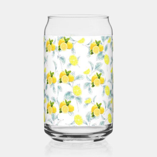 Tropical Summer Citrus frische Orangenlemon Slice Dosenglas (Links)