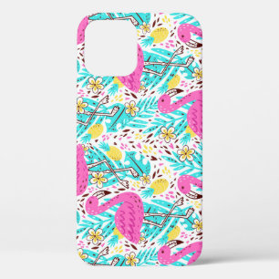 Tropical Summer Flamingo: Helle Muster Elemente Case-Mate iPhone Hülle