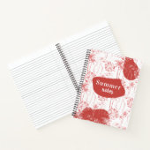 Tropical Summer Flamingo Notizblock (Innenseite)