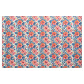 Tropical Summer Floral Pattern Hibiskus Blume Stoff (Fat Quarter (45,7 x 55,9 cm))