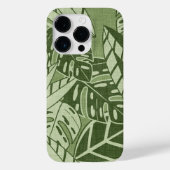 Tropical Summer Foliage Texture - Moss Green Case-Mate iPhone Hülle (Rückseite)