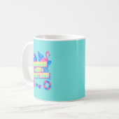Tropical Summer Fun Vibes Kaffeetasse (Vorderseite Links)