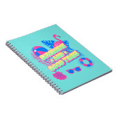 Tropical Summer Fun Vibes Notizblock (Rechte Seite)