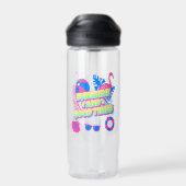 Tropical Summer Fun Vibes Trinkflasche (Rückseite)