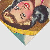 Tropical Summer Girl Seidenpapier (Ausschnitt)