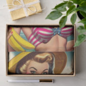 Tropical Summer Girl Seidenpapier (Geschenk)