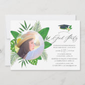 Tropical Summer Graduation Party Einladung (Vorderseite)