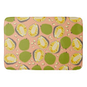 Tropical Summer Jackfruits Pattern - Exotic Frucht Badematte (Vorderseite)