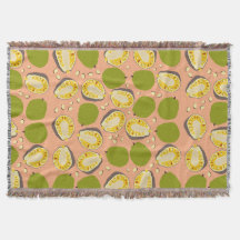 Tropical Summer Jackfruits Pattern - Exotic Frucht