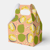 Tropical Summer Jackfruits Pattern - Exotic Frucht Geschenkschachtel (Rückseite)