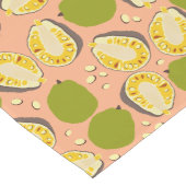 Tropical Summer Jackfruits Pattern - Exotic Frucht Großer Tischläufer (Ecke)