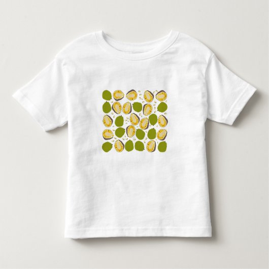 Tropical Summer Jackfruits Pattern - Exotic Frucht Kleinkind T-shirt (Vorderseite)