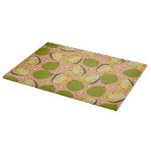 Tropical Summer Jackfruits Pattern - Exotic Frucht Schneidebrett (Ecke)