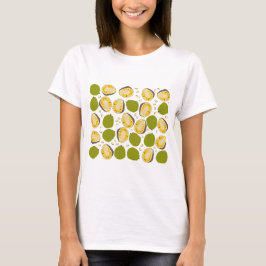 Tropical Summer Jackfruits Pattern - Exotic Frucht T-Shirt