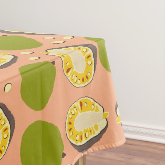 Tropical Summer Jackfruits Pattern - Exotic Frucht Tischdecke (Beispiel)