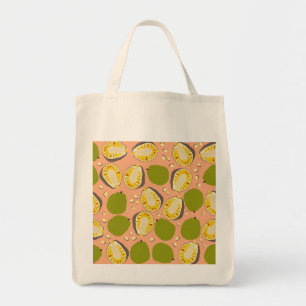 Tropical Summer Jackfruits Pattern - Exotic Frucht Tragetasche