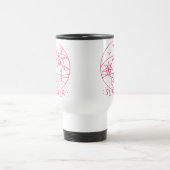 Tropical Summer Line-Art Reisebecher (Mittel)