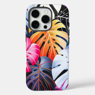 Tropical Summer Monstera Blätter iPhone 16 Pro Hülle