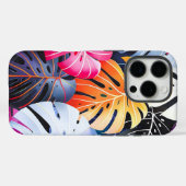 Tropical Summer Monstera Blätter Case-Mate iPhone Hülle (Rückseite (Horizontal))
