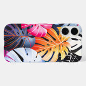 Tropical Summer Monstera Blätter Case-Mate iPhone Hülle (Rückseite (Horizontal))