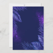 Tropical Summer Night Einladungs-Party Einladung (Rückseite)