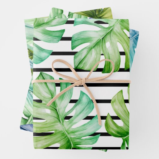 Tropical Summer Palm Blätter Muster (Beispiel)