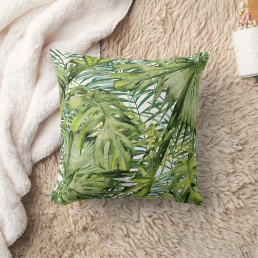 Tropical Summer Palm Tree Cushion Kissen (Decke)