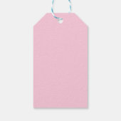 Tropical Summer Pool Party Splash Vielen Dank Geschenkanhänger (Rückseite)