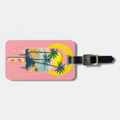 Tropical Summer Sunset Süßigkeiten Paradies Gepäckanhänger (Vorderseite horizontal)