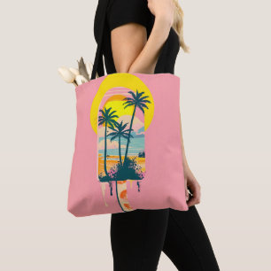 Tropical Summer Sunset Süßigkeiten Paradies Tasche