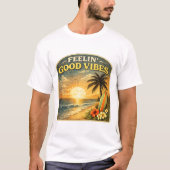 Tropical Summer Vacation Graphic Tee (Vorderseite)