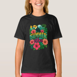 Tropical Summer Vibes Toucan T - Shirt - Bold Flor