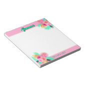 Tropical Summer Vibrant To Do List  Notizblock (angewinkelt)