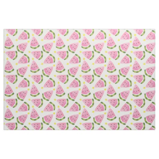 Tropical Summer Watermelon Christmas Pattern Yard Stoff (Fat Quarter (45,7 x 55,9 cm))