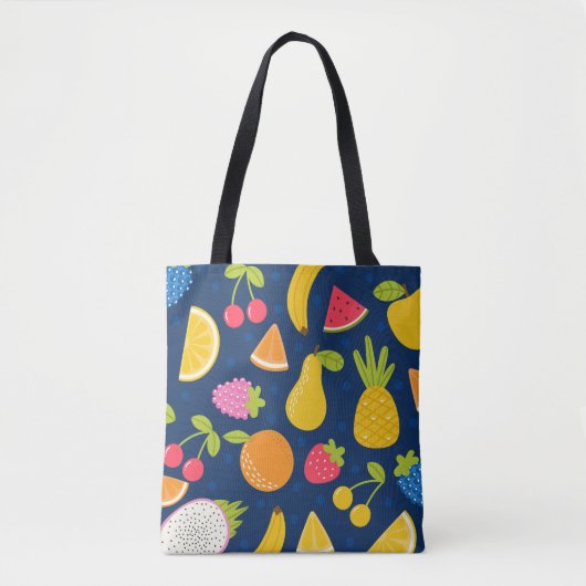 Tropical Summer Waves Beach Party Muster Tasche (Vorderseite)