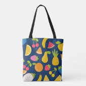 Tropical Summer Waves Beach Party Muster Tasche (Rückseite)