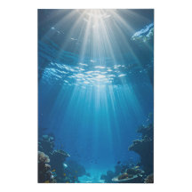 Tropical Sunams Reef Imitats Leinwand