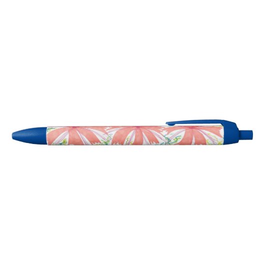 Tropical Sunburst Blume Pen Kugelschreiber (Oberseite)