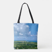Tropical Sunny Caribbean Islands Zielort Tasche (Rückseite)