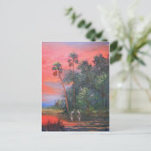 Tropical Sunny & Hot Postkarte (Stehend Vorderseite)