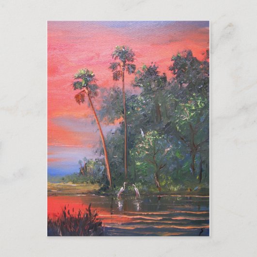 Tropical Sunny & Hot Postkarte (Vorderseite)