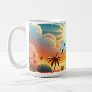 Tropical Sunrise Personalisiert Kaffeetasse