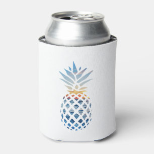 Tropical Sunset Beach Ananas mit Ozean Dosenkühler