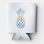 Tropical Sunset Beach Ananas mit Ozean Dosenkühler (Vorderseite)