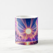 Tropical Sunset Beach Fantasy Malerei Kaffeetasse (Mittel)
